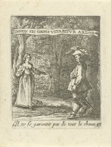 Homme et femme dans la forêt (série: Emblèmes d