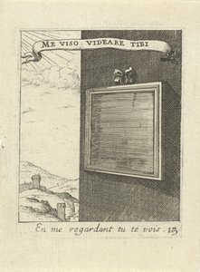 Mur avec miroir