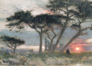 Fin de journée : Cela aurait pu être - Albert Goodwin