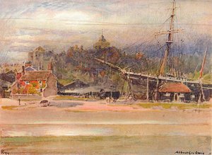 Chantier naval, Rye, 1910