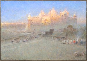 Jumna Musjid, Agra, Aube