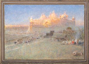 Jumna Musjid, Agra, Aube