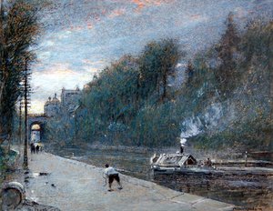 Le canal, Chichester - Albert Goodwin