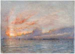 Les lagunes, Venise, 1910