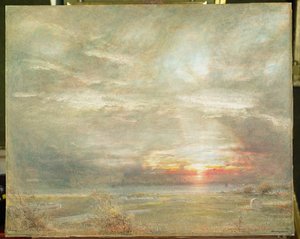 Venise depuis le cimetière hébraïque - Albert Goodwin