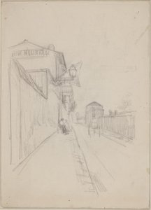 Une rue française - Albert Gottschalk