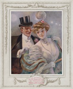 Belle Époque Paris, Dame à la mode avec son admirateur