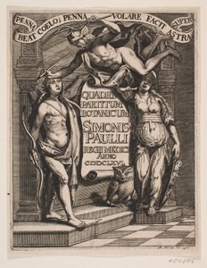 Page de titre de Simon Paulli, "Quadripartitum Botanicum", 1667