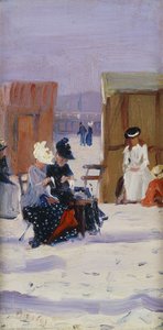 Sur la plage - Albert Jnr. Ludovici