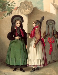 Costume allemand, Wurtemberg près de Rottweil