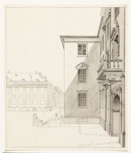 Kongens Nytorv. Partie de Charlottenborg et palais Thott