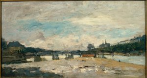 Bord de Seine à Paris, après l’orage