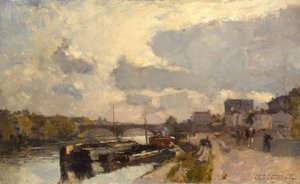 Le pont de Neuilly, près de Paris