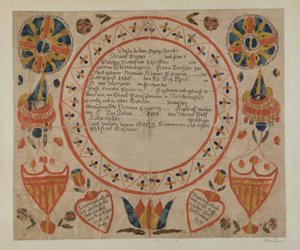 Fraktur allemand de Pennsylvanie