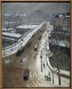 Pont Neuf à Paris sous la neige 1938 - Albert Marquet