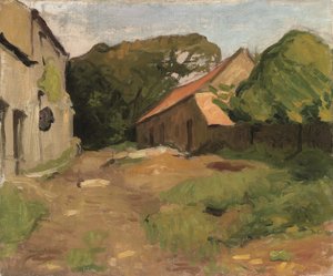 Cour de ferme à la Percaillerie (Normandie) - Albert Marquet