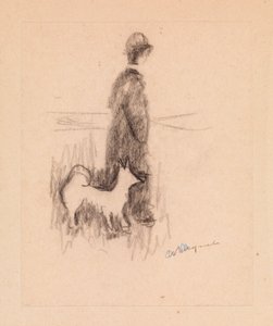 Figure avec un chien - Albert Marquet