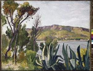 Paysage avec agave - Albert Marquet