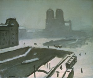 Notre Dame en hiver - Albert Marquet