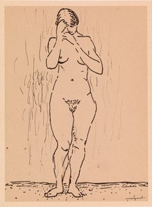 Femme nue debout