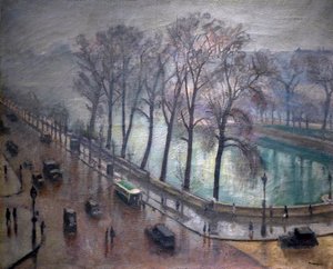 Paris, le Quai Conti en automne