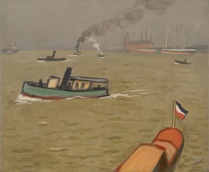 Vedette, Hambourg. 1909 - Albert Marquet