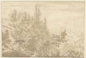 Paysage de montagne avec vue sur le col de Loibl