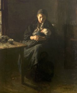 Amour maternel (Tristesse), vers 1857