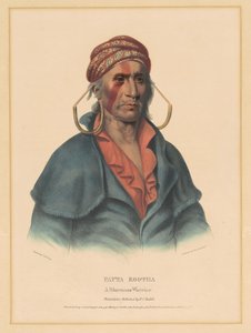 Payta Kootha, un guerrier Shawnee - Albert Newsam, after Henry Inman, after Charles Bird King