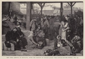 New York - Arrivée des émigrants
