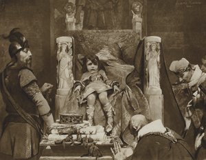 Clovis II, le jeune roi des Francs - Albert Pierre René (after) Maignan