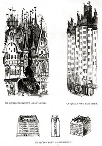 Critique de la laideur des constructions modernes à Paris avec l
