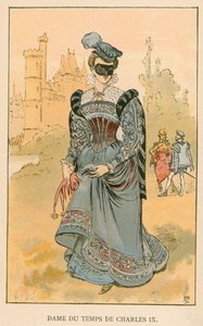 Dame du Temps de Charles IX - Albert Robida