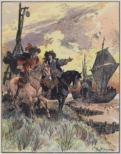 Illustration pour Le Capitaine Bellormeau par et illustré par A Robida