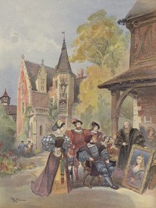 Le roi achetant la Joconde, à Léonard de Vinci