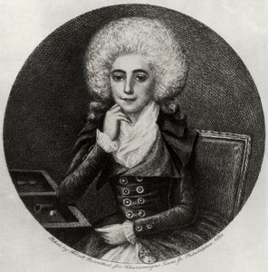 Portrait de Marie-Madeleine Pioche de La Vergne (gravure) - Albert Rosenthal