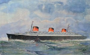 Voyage inaugural du SS Normandie depuis Le Havre, 29 mai - Albert Sébille