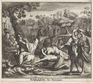 Les Germains adorent un de leurs dieux - Albert Schut