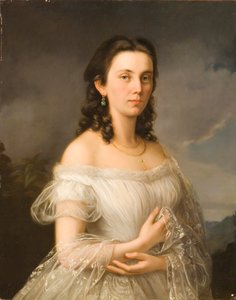 Albert Theer (1815-1902) - Princesse Julia von Liechtenstein (1817-1895), née comtesse Potocki - Albert Theer