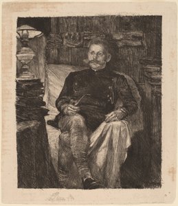 Franz Rose dans son étude