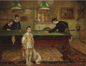 Salle de billard, 1902