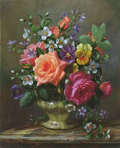 AB1112 Roses et Pensées