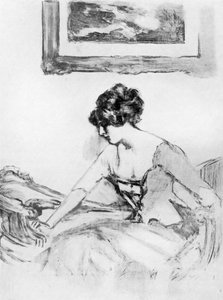 Une étude, fin du 19e siècle, 1913 - Albert de Belleroche