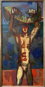 Pêcheur sicilien - Alberto Morrocco