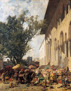 Marché à Constantinople