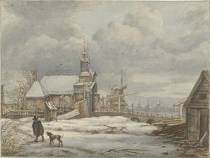 Vue sur la Haarlemmerpoort à Amsterdam