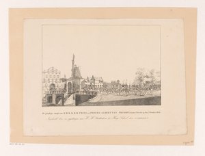Entrée de la princesse Marianne et de son mari le prince Albert à Utrecht, 1830