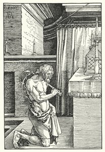 Le roi David faisant pénitence - Albrecht (after) Durer or Duerer