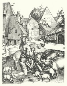 Le Fils Prodigue - Albrecht (after) Durer or Duerer