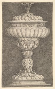 Gobelet couvert avec une boule ailée sur le dessus, n.d. - Albrecht Altdorfer